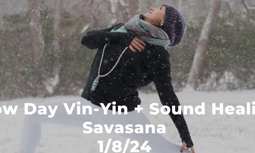 Snow Day Vin-Yin + Sound Healing Savasana